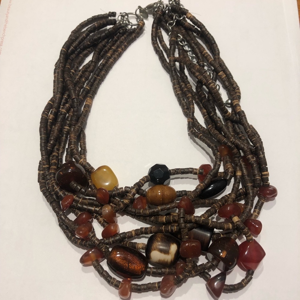 Multiple Chain Costume Necklace